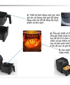 NỒI CHIÊN KHÔNG DẦU ARBER ABNCKD5.5 - 26 NỒI CHIÊN KHÔNG DẦU ARBER ABNCKD5.5 - 25