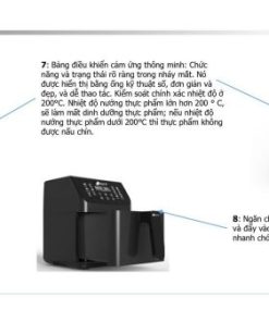 NỒI CHIÊN KHÔNG DẦU ARBER ABNCKD5.5 - 28 NỒI CHIÊN KHÔNG DẦU ARBER ABNCKD5.5 - 27