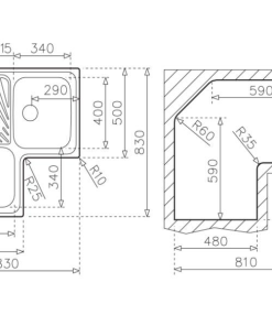 TEKA ANGULAR 2B 10118005