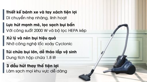 Máy hút bụi Electrolux EC41-2DB - 5