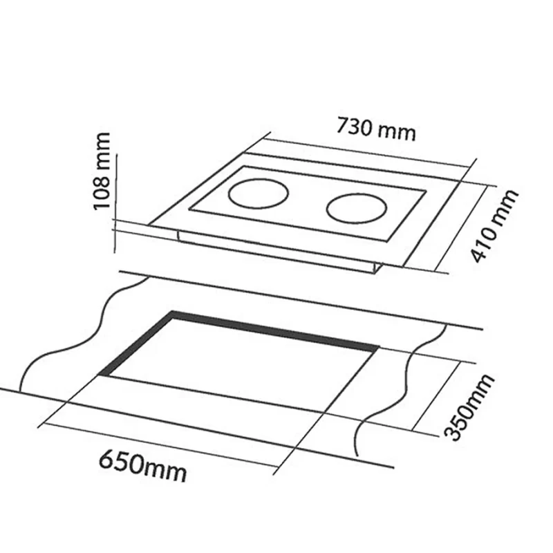 Bếp gas âm Eurosun EU-GA287