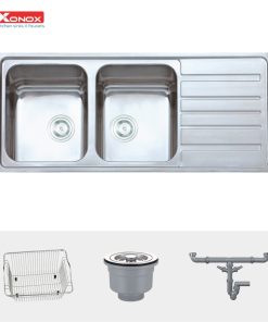 CHẬU RỬA BÁT KONOX Artusi KS11650 1D BÀN PHẢI - 11 CHẬU RỬA BÁT KONOX Artusi KS11650 1D BÀN PHẢI