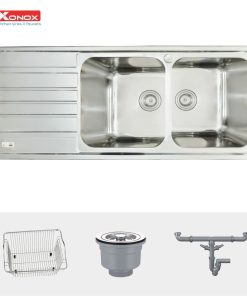 CHẬU RỬA BÁT KONOX Artusi KS11650 1D BÀN TRÁI - 10 CHẬU RỬA BÁT KONOX Artusi KS11650 1D BÀN TRÁI