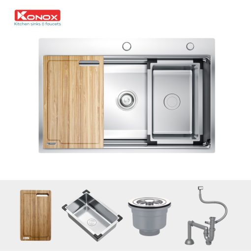 CHẬU RỬA BÁT KONOX KN7650TS