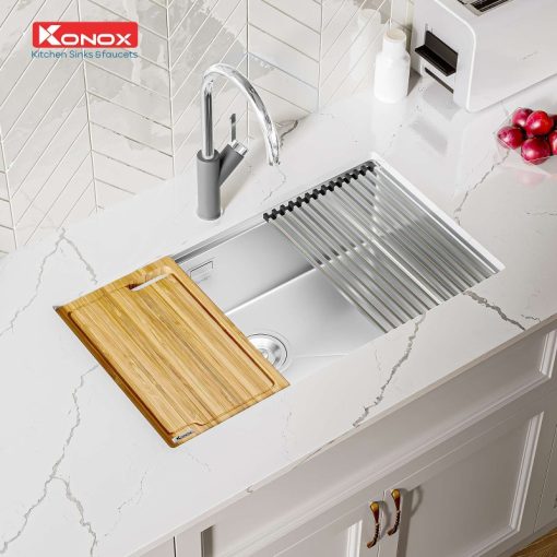 CHẬU RỬA BÁT KONOX WORKSTATION KN8046SU
