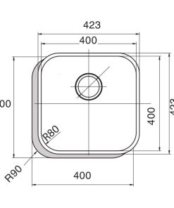 Chậu rửa CATA CBP 40-40