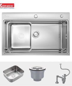 Chậu rửa bát Konox KN7548SO - 28 Chậu rửa bát Konox KN7548SO