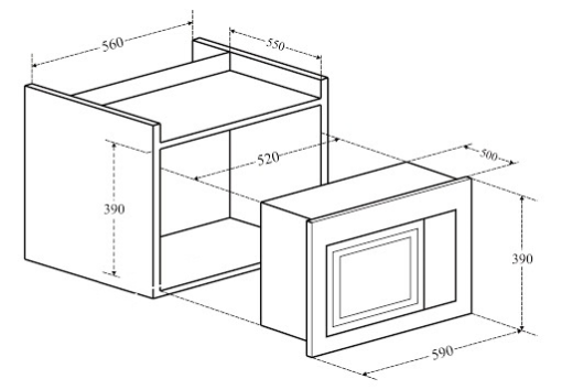 LÒ VI SÓNG ÂM TỦ KAFF KF- MC02