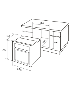 Lò Nướng Âm Tủ KAFF KF-901