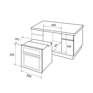 Lò Nướng Âm Tủ KAFF KF-901