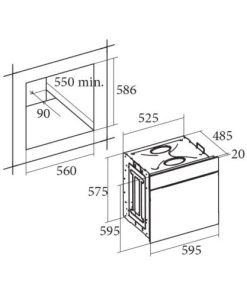 Lò Nướng Cata CDP 780 AS BK