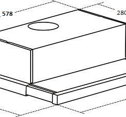 MÁY HÚT MÙI ÂM TỦ KAFF KF-TL600