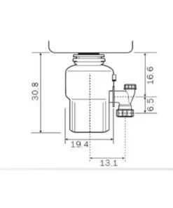MÁY HỦY RÁC KAFF KF-BWD05