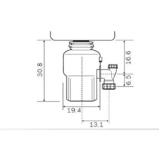 MÁY HỦY RÁC KAFF KF-BWD05