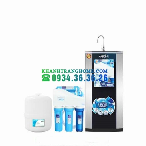 MÁY LỌC NƯỚC KAROFI IRO 1.1 K7I-1 7 CẤP LỌC TỦ IQ (+ ĐÈN UV)