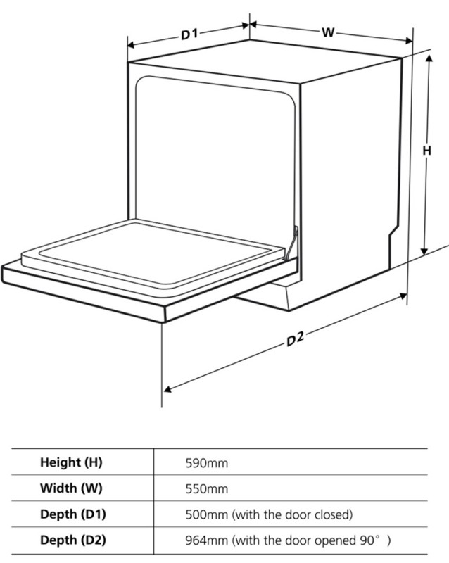 MÁY RỬA CHÉN KAFF KF-SW800