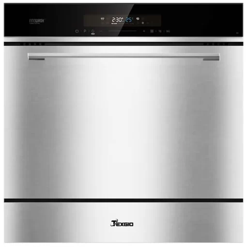 MÁY RỬA CHÉN TEXGIO H595DT08S - 8 BỘ SẤY KHÍ NÓNG