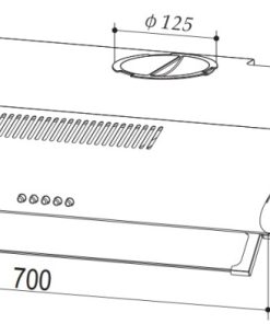 MÁY HÚT KHỬ MÙI CAO CẤP SEVILLA SV-08 BLACK