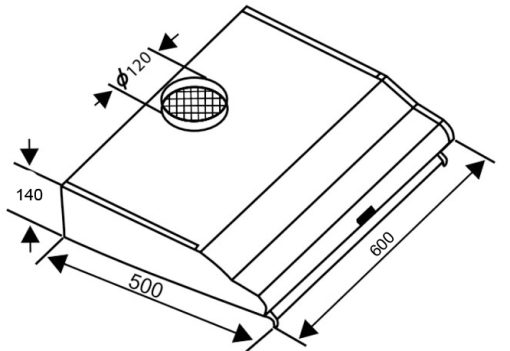 MÁY HÚT MÙI SEVILLA SV-260 BLACK