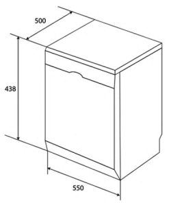 Máy Rửa Chén KAFF KF-W8001EU - 18 Máy Rửa Chén KAFF KF-W8001EU