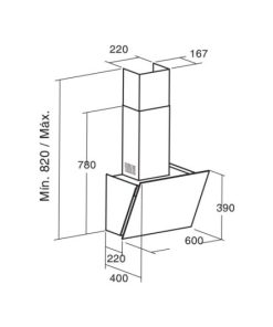 Máy hút mùi Cata BIBLOS 600 GBK