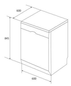 Máy rửa chén KAFF KF-A45UVTFT