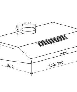 Máy Hút Mùi Eurosun EH-60CF19B