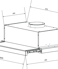 Máy Hút Mùi Eurosun EH-70AF86W Trắng