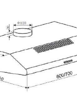 Máy Hút Mùi Eurosun EH-70CF19B