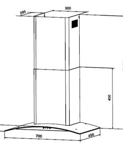 Máy Hút Mùi Eurosun EH-70K11E