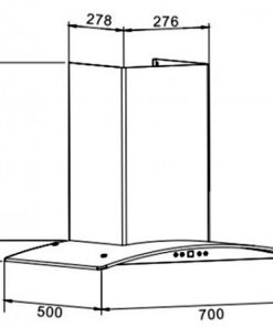 Máy Hút Mùi Eurosun EH-70K27S