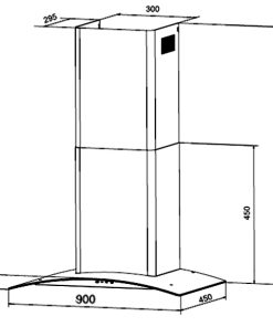 Máy Hút Mùi Eurosun EH-90K15E