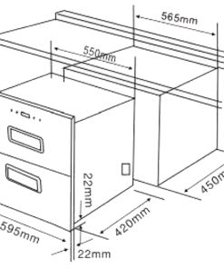 Máy sấy chén Eurosun EU-DS120