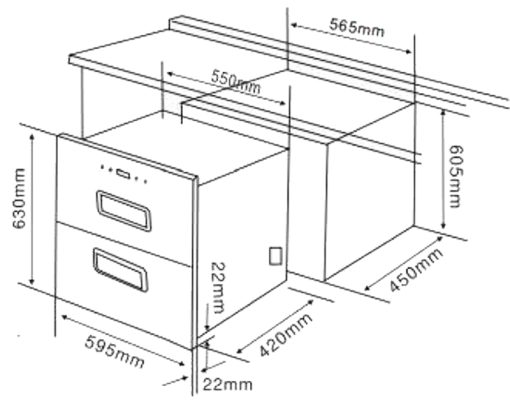 Máy sấy chén Eurosun EU-DS120