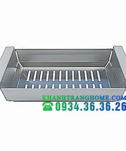 Rổ inox Malloca L-24 - 4 RỔ INOX MALLOCA L-24