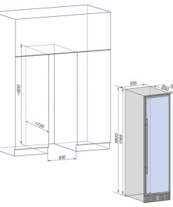 TỦ RƯỢU KAFF KF-WC425L