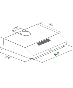 Máy Hút Mùi Cổ Điển KAFF KF-688I - 18 Thông số kỹ thuật Máy Hút Mùi Cổ Điển KAFF KF-688I