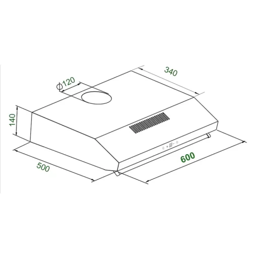 Thông số kỹ thuật Máy Hút Mùi Cổ Điển KAFF KF-688I
