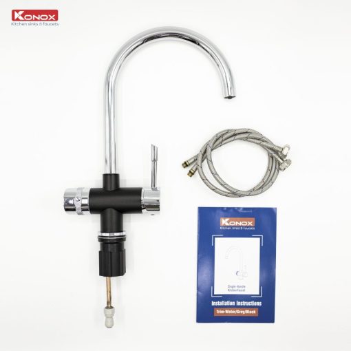 VÒI RỬA BÁT KONOX TRIM-WATER BLACK