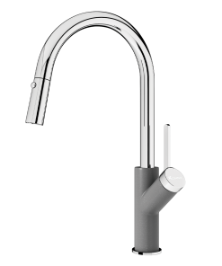 VÒI RỬA BÁT RÚT DÂY KONOX PONTE GREY