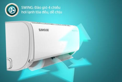 Điều hòa không khí một chiều INVERTER 9000BTU SUNHOUSE SHR-AW09IC610 - 7