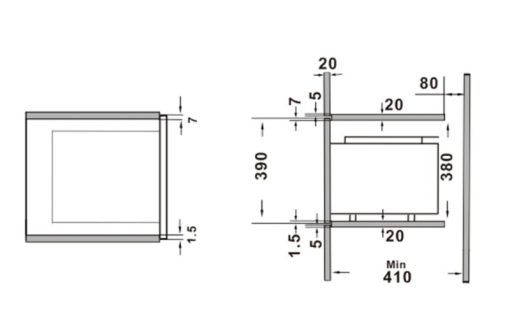 Lò vi sóng kết hợp nướng Electrolux EMSB25XG - 3