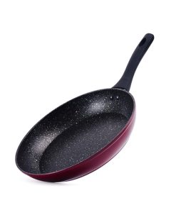 Chảo đá hoa cương đáy từ SUNHOUSE SFP26B đỏ