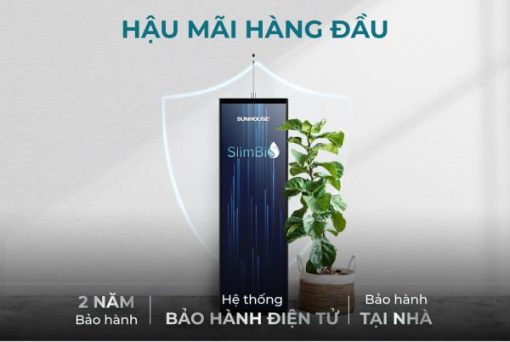 Máy lọc nước R.O nóng lạnh SUNHOUSE SLIMBIO SHA76214CK-S - 21