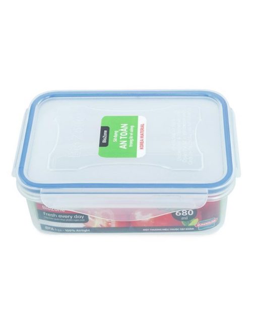 Hộp bảo quản thực phẩm ngăn mát BioZone 680ml - 1