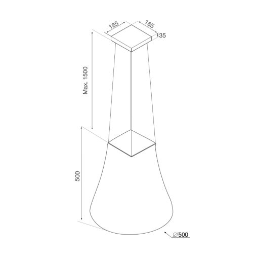 Máy hút khử mùi đảo Malloca ADEL P-3810