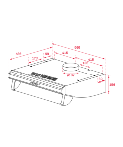 MÁY HÚT MÙI ÂM TỦ TEKA C 9420 40466250 BỒ ĐÀO NHA - 6 TEKA C 9420 40466250