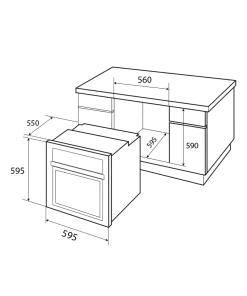 LÒ NƯỚNG ÂM TỦ KAFF KF-T90S NEW 2025 - 18 Lò Nướng Âm Tủ KAFF KF-T90S