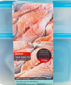 BỘ 4 HỘP BẢO QUẢN THỰC PHẨM BIOZONE KB-ST4P01 - 19