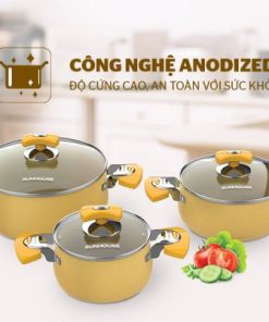 Bộ nồi Anod SUNHOUSE SHG2703GA - 14 Bộ nồi Anod SUNHOUSE SHG2703GA - 13